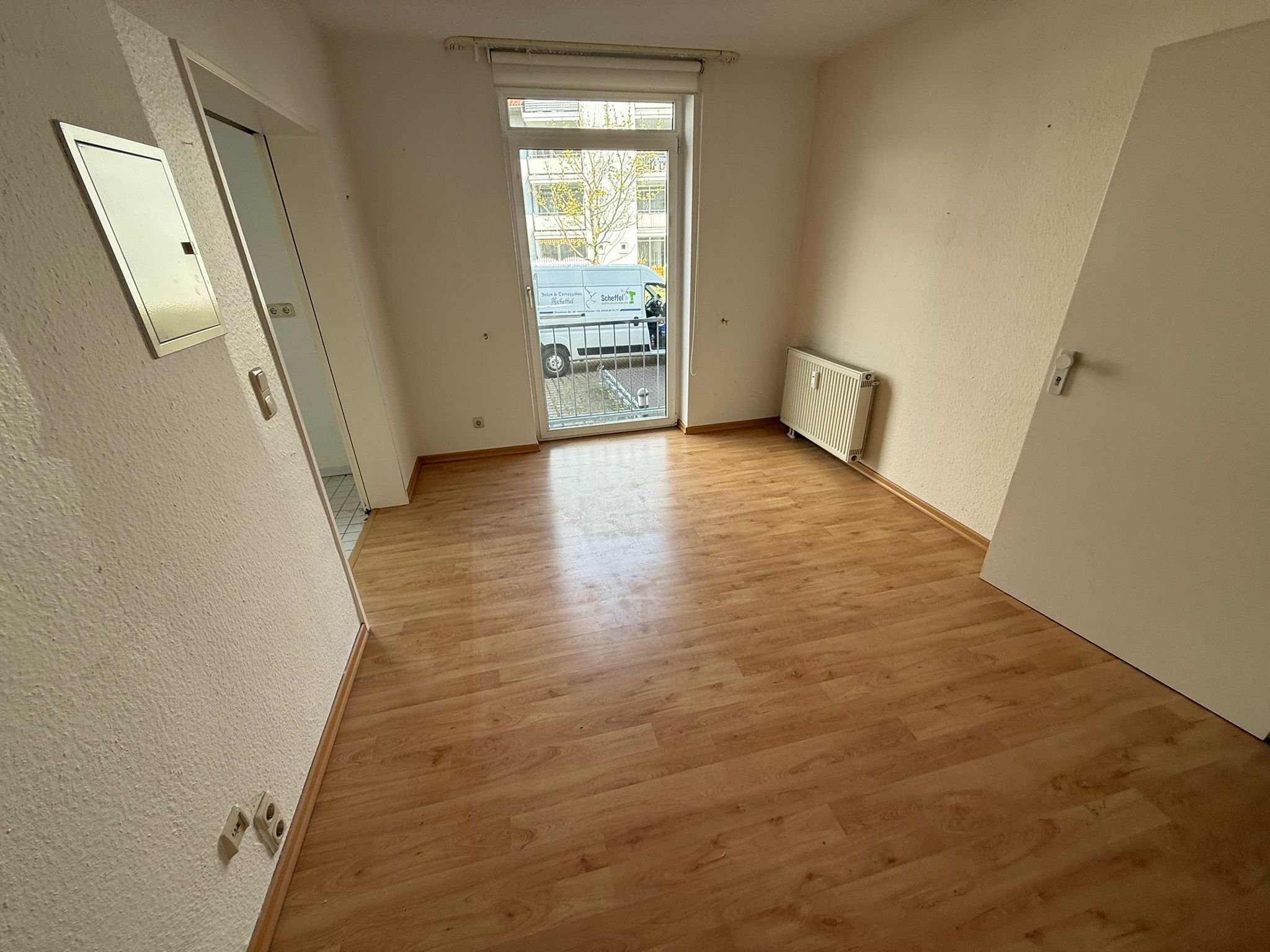 Kleiner Raum nach der Entrümpelung